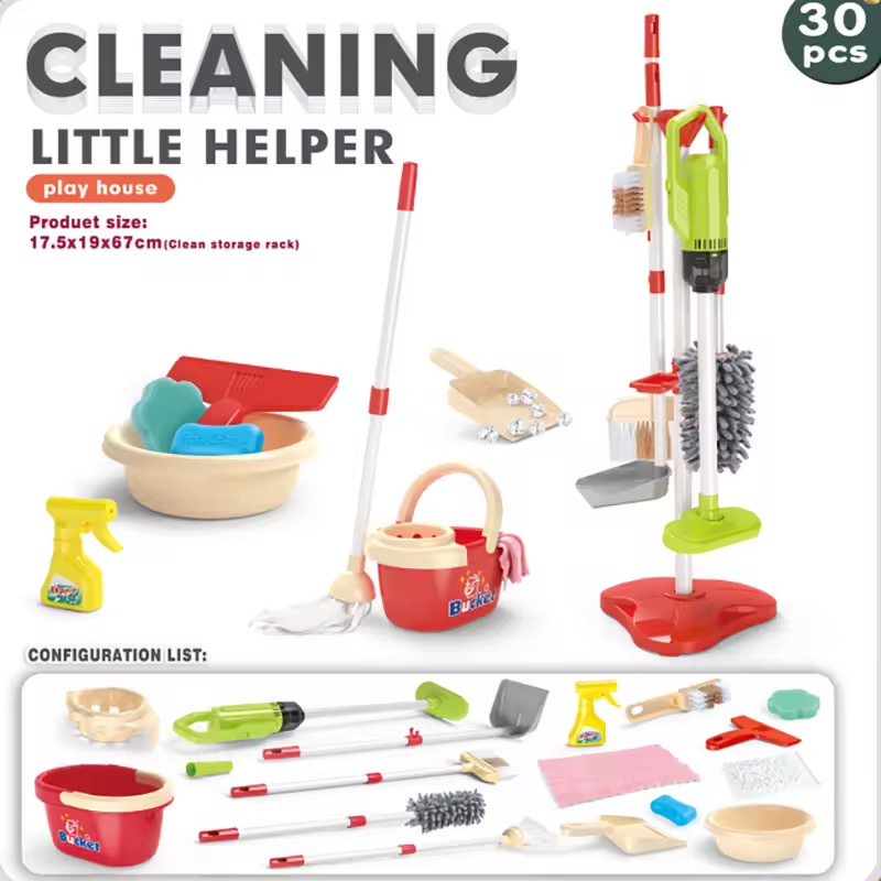 Kids Outdoor Broom - Speelgoed voor rollenspel Kinderen Gesimuleerde Schoonmaakgereedschappen